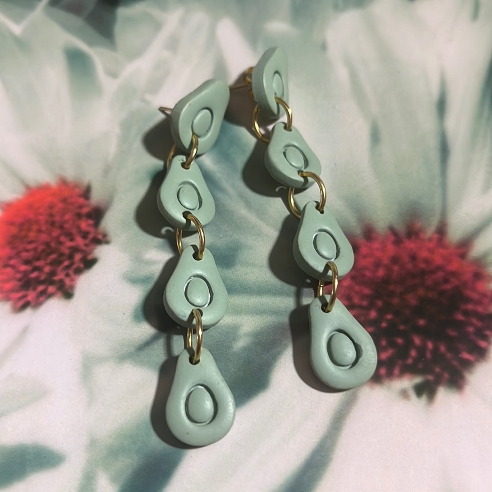 Avocado Dangle Earrings